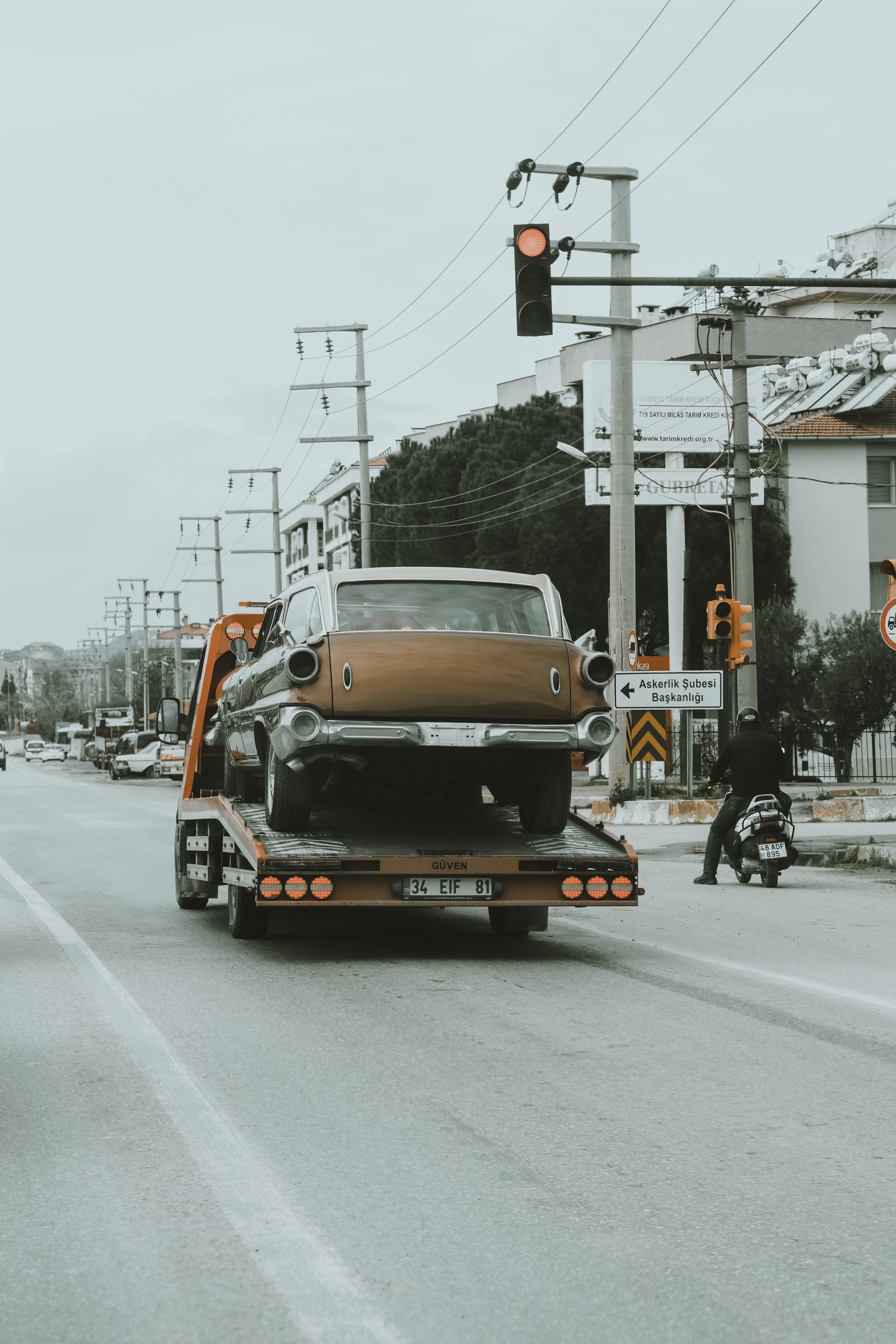 Professional towing work